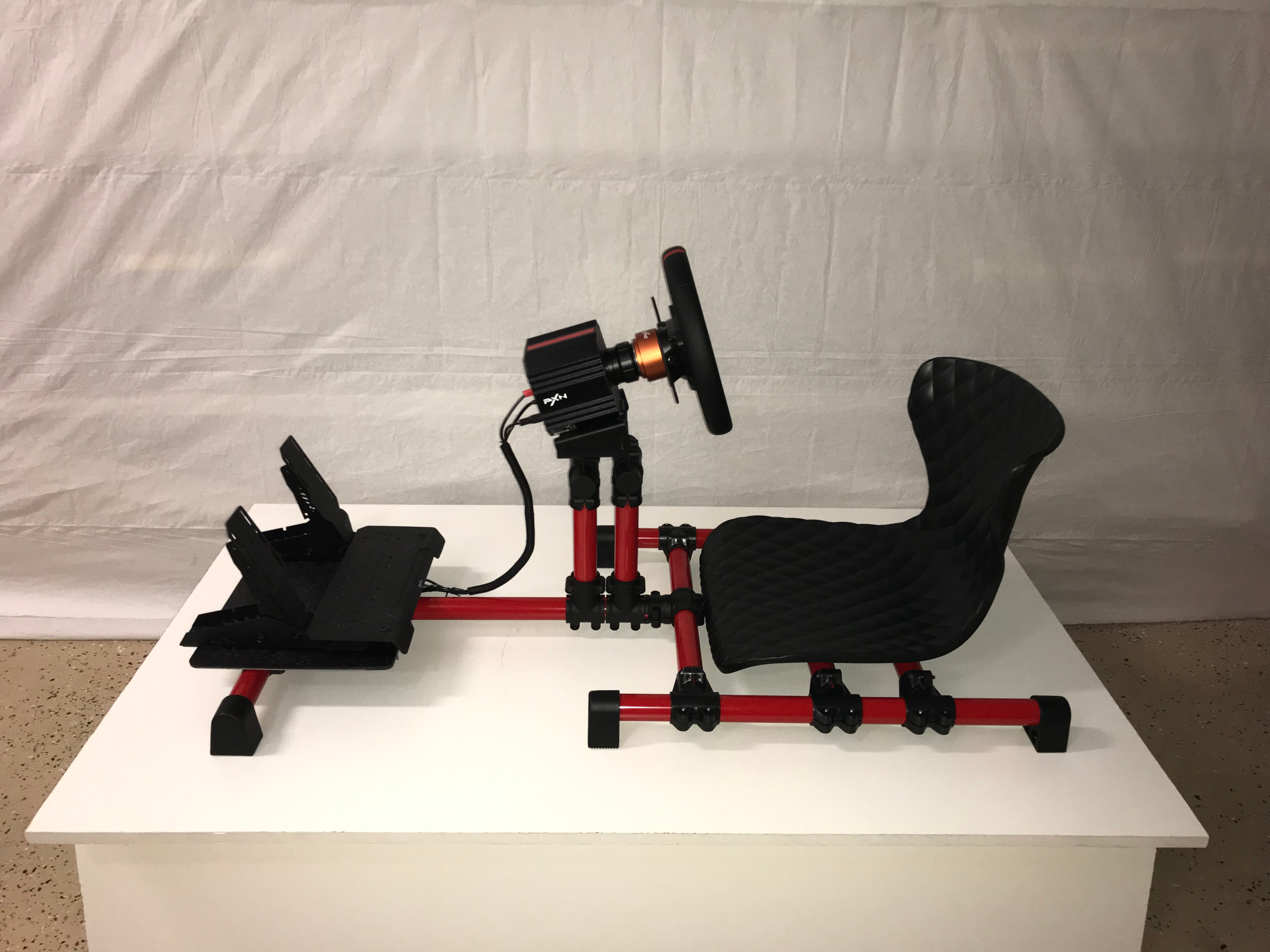CSRS-KART Lite & Monitor Stand Bundle – CONFIGURABLE SIM RIG SYSTEMS LLC